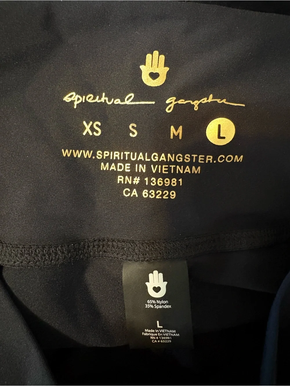 Spiritual Gangster Essential High Waist Legging with and matching sports bra set